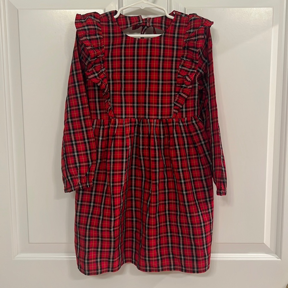 NWOT Old Navy Tartan plaid dress toddler 5t